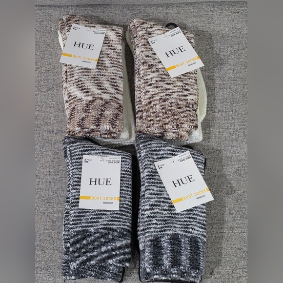 HUE Accessories - New 8 HUE‎ spacedye Midweight Boot Socks
